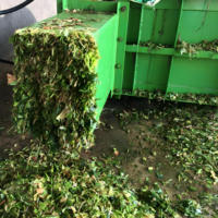 Presse à balles directe d'usine avec moteur pour usines d'alimentation