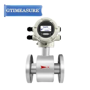 RS485 MODBUS 4-20mA Pulse Output Electromagnetic Flow Meter Industrial Water Flowmeter