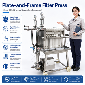 Nueva Prensa de Filtro Automática de Alto Rendimiento Ace para Aceite de Palma, Coco, Almendra, Cacahuete, Linaza, Oliva, Soja, Sésamo y Carbón - Product Image 3
