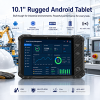 Tablette robuste IP68 de 10,1 pouces, Octa Core 2,2 GHz, 8 Go de RAM, 128 Go de stockage, 4G LTE, Android 15, pour le service sur le terrain