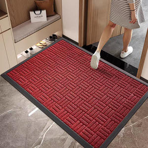 <span class=keywords><strong>Tapis</strong></span> <span class=keywords><strong>d</strong></span>'<span class=keywords><strong>entrée</strong></span> extérieur en caoutchouc <span class=keywords><strong>absorbant</strong></span>, lavable, résistant à l'usure, antidérapant, carré, simple, moderne, uni - Product Image 3
