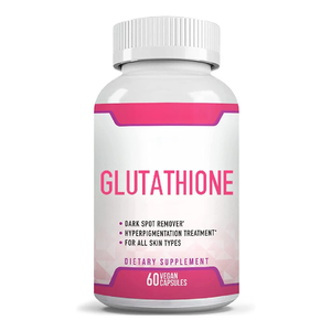OEM Vegane Glutathion & Vitamin Kapseln gegen Hyperpigmentierung Hautaufhellung Glutenfreie Natürliche Formel 60 Kapseln für Erwachsene - Product Image 1