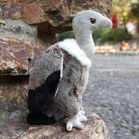 Nouvelle Peluche d'Oiseau Réaliste, Aigle, Pélican, Faucon, Cigogne, Animal en Peluche, Poupée d'Oiseau Réaliste pour la Décoration des Parcs et des Sites Touristiques