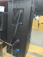 Sistem Speaker Line Array Aktif 8x3 Inch dengan Subwoofer Aktif 15 Inch untuk Panggung Gereja dan Pertunjukan Langsung