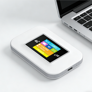 Módem Portátil ChiWay 4G LTE con Ranura para Tarjeta SIM, Router Portátil con Pantalla LED LCD, Hotspot de Bolsillo, Mifis de 300Mbps Wifi para Uso en Exteriores - Product Image 1