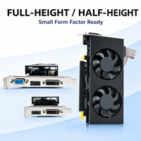 Nouvelle carte graphique GTX750 4 Go GDDR5 128 bits PCI Express DirectX 12 à profil bas pour ordinateur de bureau de jeu DVI VGA avec ventilateur
