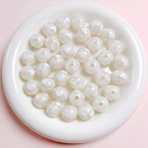 16MM couleur bonbon clignotant coeur rond perles acryliques pour bricolage matériaux faits à la main Bracelet accessoires sac article suspendu - Product Image 4