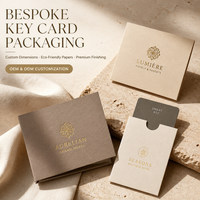 Porte-cartes-clés d'hôtel en papier kraft avec impression de logo personnalisée pour l'hôtellerie, vente en gros, approvisionnement en vrac pour les acheteurs et les commerçants