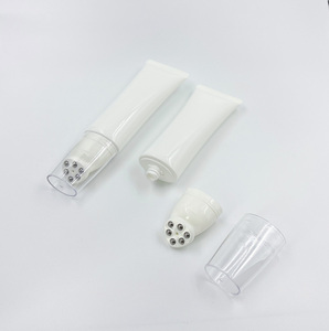 Seis masajeadores de rodillo de cuentas de acero inoxidable, aplicador de embalaje, tubo de plástico laminado PE, OEM/ODM para cosméticos para el cuidado de la piel - Product Image 5