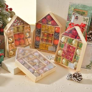 Adornos Navideños 2025, Juego de Decoración para Árbol de Navidad, Bolas Colgantes para Fiesta - Product Image 2
