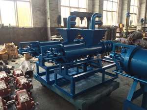 เครื่องแยกของแข็งและของเหลวสำหรับปุ๋ยสัตว์ปีก วัว หมู <span class=keywords><strong>ไก่</strong></span> เป็ด  พร้อมระบบแยกน้ำและอบแห้ง - Product Image 6