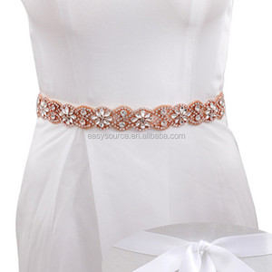 RE5026 Strass <span class=keywords><strong>Ceinture</strong></span> De <span class=keywords><strong>Mariée</strong></span> Demoiselle D'honneur Sash Cristal <span class=keywords><strong>Ceinture</strong></span> De Mariage pour Robe De Bal Robe De Soirée - Product Image 2