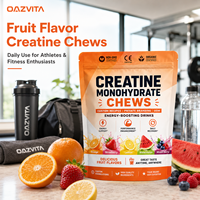 Créatine monohydrate à mâcher au goût personnalisé, végétalienne |   Produits biologiques USDA, casher, certifiés NSF, OEM/ODM en vrac