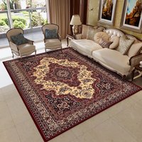 Tapis de luxe persans pour la décoration de la maison, tapis et carpettes sur mesure antidérapants fabriqués à la machine pour salon et chambre d'enfants