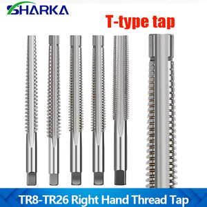 ดอกต๊าปเกลียวด้านขวา TR8 TR10 TR12 TR14 16 18 20 22 24 1.5 2 3 4สกรูเกลียว TR - Product Image 1