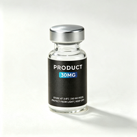 Autocollants en vinyle PVC résistant à la chaleur, étiquettes personnalisées pour flacons de peptides et boîtes d'emballage de 3 ml/10 ml/30 ml, insert intérieur personnalisable