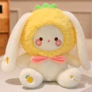 Peluches Ours en Peluche de la Série Sweet Fruit Team, Poupées Lapin Super Mignonnes pour Célébrités d'Internet, Cadeau pour Enfants, Vente en Gros, Doublure en Maille - Product Image 2