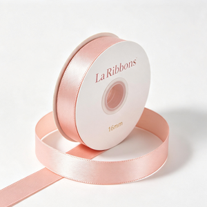 Lazo de satén de color puro a precio de fábrica, lazo de regalo de satén de poliéster de doble cara para envolver regalos navideños - Product Image 6