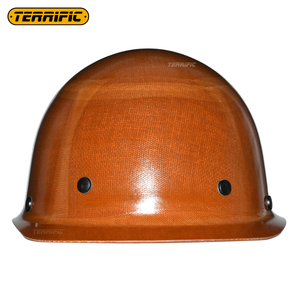 경량 유리 섬유 채광 반 챙 안전 헬멧 건설 하드 모자 - Product Image 4