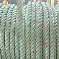 Cuerda de amarre trenzada de 8 cabos de PP/poliéster, cuerda marina de alta tenacidad de 80 mm para barcos, 100 m/200 m o longitud personalizada