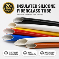 Manchon isolant en fibre de verre et silicone sur mesure pour la protection des câbles industriels et la réparation des fils électriques