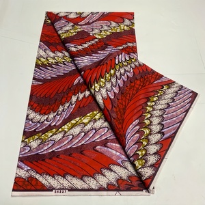 Grand Tissu Ciré Africain Pagnes <span class=keywords><strong>Hollandais</strong></span> en Gros <span class=keywords><strong>Pagne</strong></span> Authentique Tissu Africain Véritable Imprimé Wax 6 Yards pour Vêtements - Product Image 2