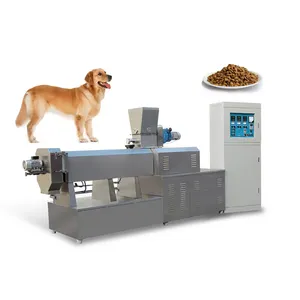 Apparatuur Voor De Productie Van Hondenvoer Apparatuur 1Ton Gepofte Puppy Hondenvoer Extruder Machines Apparatuur