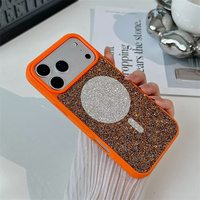 Coque de téléphone pour femmes à la mode pour Samsung Galaxy S26 Ultra/S26 Plus/S25 Ultra, magnétique, antichoc, anti-rayures, avec paillettes