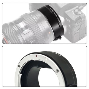 Adaptateur de monture d'objectif d'appareil photo reflex numérique <span class=keywords><strong>EF</strong></span>-EOS R pas cher, compatible avec les objectifs <span class=keywords><strong>Canon</strong></span> <span class=keywords><strong>EF</strong></span>/<span class=keywords><strong>EF</strong></span>-<span class=keywords><strong>S</strong></span> vers EOS R/RF, NEUF - Product Image 3