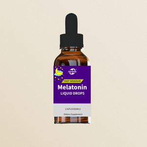 อาหารเสริมภูมิคุ้มกันและช่วยการนอนหลับ 60 มก. เมลาโทนินชนิดน้ำ ยาเม็ดเมลาโทนินชนิดน้ำ - Product Image 1