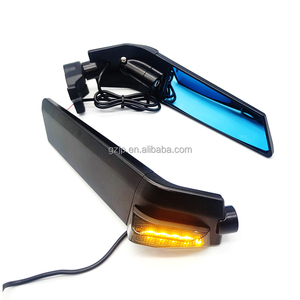 Nuevo Espejo Retrovisor Lateral LED para Motocicleta, de Aluminio CNC, Universal, para Motos de Carreras, Compatible con Cf <span class=keywords><strong>Moto</strong></span> 450, CBR, ZX4R, R3, <span class=keywords><strong>R6</strong></span>, R7 - Product Image 5