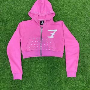 Custom Heavyweight 100% Cotton Printed Logo Pullover Oversized No Strings Hoodie Custom Acid Wash Vintage Hoodie para hombres - Product Image 1