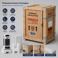 Kiosco Automatizado para Préstamo de Libros para Niños OEM, Máquina de Préstamo y Devolución Automática con RFID, Certificación ISO, SDK Habilitado, Tipo de Pie, con Ventanas