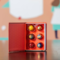 Boîte en forme de livre rigide vide en papier de luxe, aimantée, emballage personnalisé, boîte d'emballage pour bonbons et chocolats