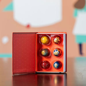 Boîte en forme de livre rigide vide en papier de luxe, aimantée, emballage personnalisé, boîte d'emballage <span class=keywords><strong>pour</strong></span> bonbons et <span class=keywords><strong>chocolats</strong></span> - Product Image 6