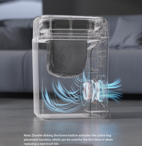 Cubo de Basura Inteligente Yawhei JU01 Negro con Sensor de Reemplazo Automático de Bolsas, Gran Capacidad, para Sala de Estar, Baño y Dormitorio - Artículos para el Hogar Inteligente - Product Image 3