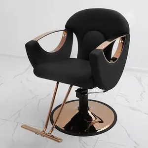 كرسي حلاق تصميم جديد حسب الطلب لتصفيف الشعر كرسي هيدروليكي للحلويات أثاث صالونات التجميل