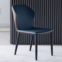 Chaise de loisir sans accoudoirs de style moderne nouvellement conçue, coussin doux, salon, salle à manger, chaise de salle à manger