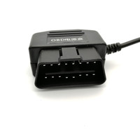 Câble de charge OBD2 OBD2 16pin vers USB Mini USB pour téléphone Android DVR Caméra vidéo numérique GPS