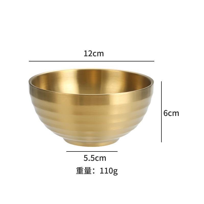 12cm threaded finish (304 gold)