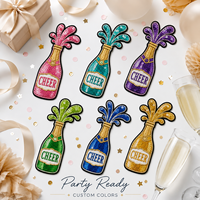 Patchs brodés personnalisés en sequins pour bouteilles de sport, grandes appliques personnalisées pour accessoires vestimentaires et coffrets cadeaux