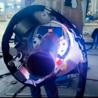 Machine de soudage orbitale de type ouvert Bohan, haute qualité, très vendue, pour pipelines pétroliers et gaziers, avec écran tactile Siemens PLC 10 pouces
