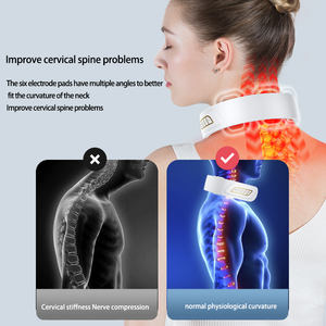Pemijat leher elektrik, Tisu dalam, nirkabel, pemijat leher dengan panas untuk perawatan penargetan nyeri, daerah leher & bahu - Product Image 3