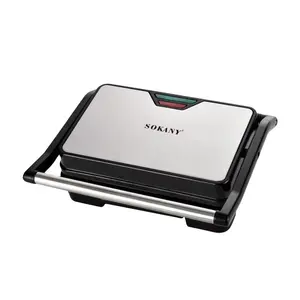 Sokany 110v-240v Neue Boden öl dampf Burger Patty Maschine Anti Stick Einfach zu bedienende Steak maschine