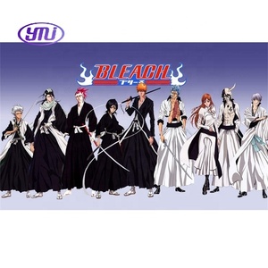 Vente chaude Vêtements Partie Kurosaki Ichigo <span class=keywords><strong>Japonais</strong></span> <span class=keywords><strong>Kimono</strong></span> Anime Costume Bleach <span class=keywords><strong>Cosplay</strong></span> - Product Image 2