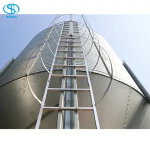 Hạt Silo Ngô Thức Ăn Gia Cầm Silo Thép Hạt Lưu Trữ Silo Cho Lúa/Bắp/Lúa Miến Lưu Trữ