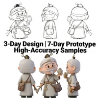 Figura de Vinilo de Anciano Estilo Antiguo, Figuras Coleccionables Personalizadas de Personajes de Cine, Artículos Culturales Creativos, Caja Sorpresa Personalizada de Lote Pequeño