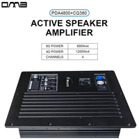 PDA4600 + CQ380 Fabricant Fournisseur 600Wx4 Professionnel Haut-Parleur Carte Module Ligne Arey Amplificateur