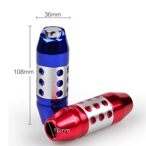 JDMotorsport88 Universal Mobil Aluminium <span class=keywords><strong>Automatic</strong></span> Gear Stick <span class=keywords><strong>Shifter</strong></span> Menangani Pergeseran Knob dengan Tombol - Product Image 5