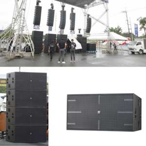 Sandy Audio G12 Dual 12-Inch Line Speaker <b>System</b> Outdoor Show Stage Wedding Complete Professional Sound G12 Line Speaker S - Product Image 6